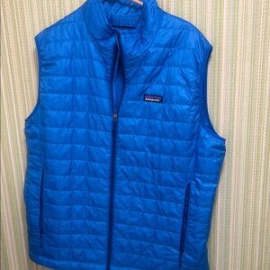 Patagonia Men's Vibrant Blue Puffer Vest